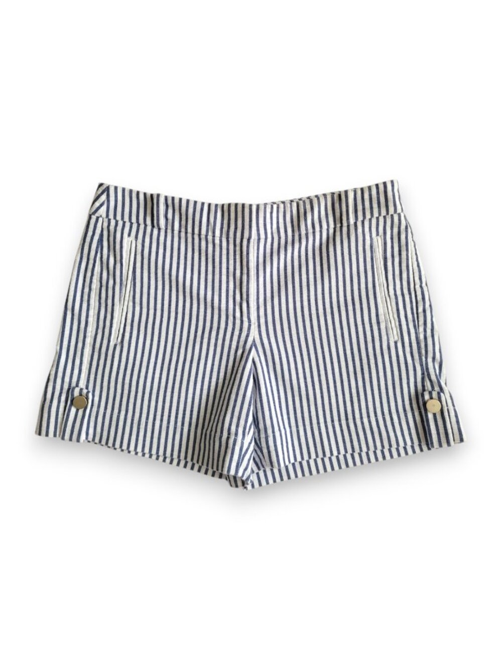 White House Black Market Nautical Striped Shorts Womens Size 4